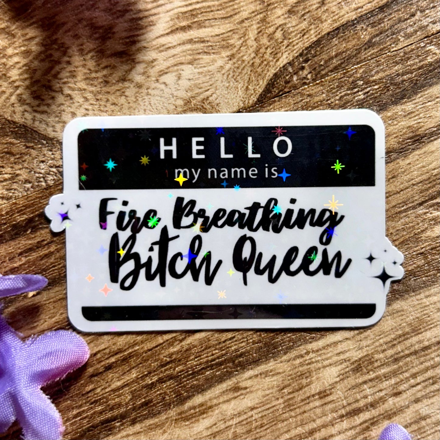TOG Fire Breathing B Queen Sticker