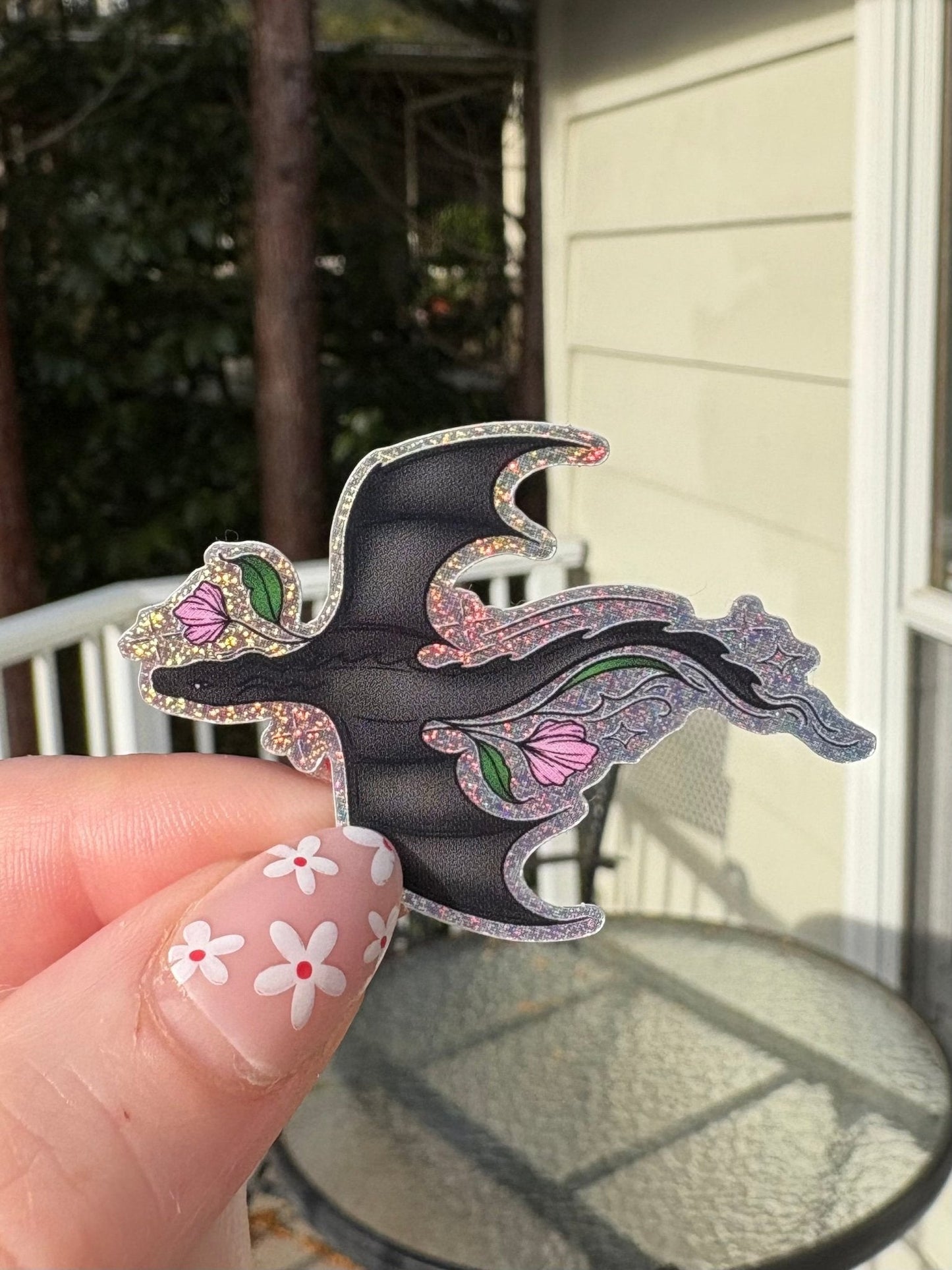 Abraxos Inspired Crushed Glitter Sticker