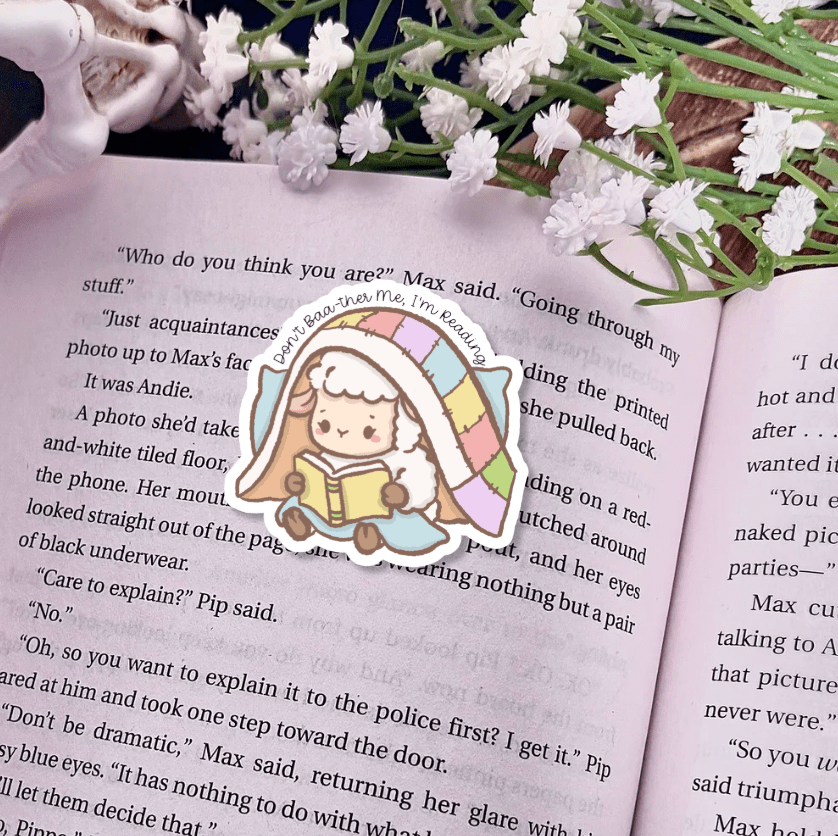 Don't Baa-ther Me, I'm Reading Laminated Sticker