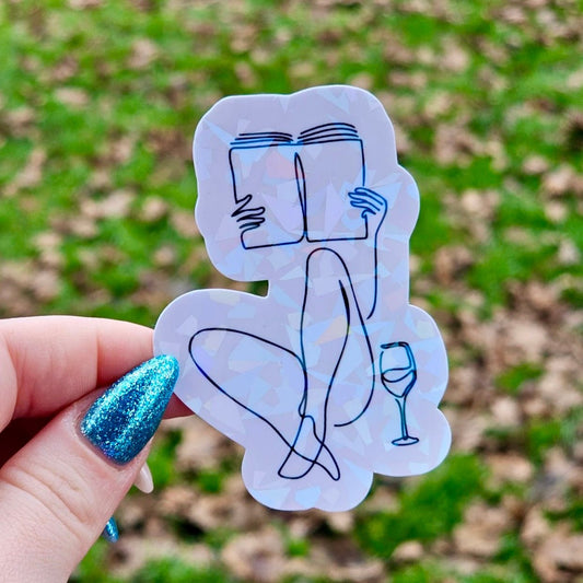 Girl Silhouette Sticker