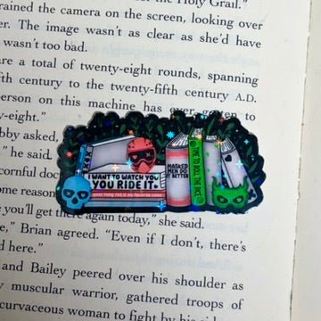 Into the Darkness Inspired Handrawn Laminated Sticker