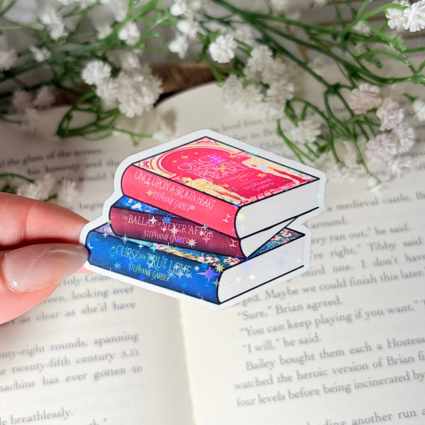 OUABH Book Series Sparkle Sticker